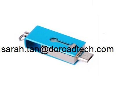 China New OTG Mobile Phone USB Flash Drive, Real Capacity A GRADE Chip Cell Phone Pen Drive for sale