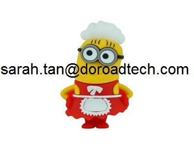 China Custom PVC Cartoon Mobile Phone USB Flash Drives, Real Capacity Smart Phone USB Pen Drives for sale