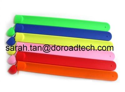 China Best Selling Popular Silicone USB Flash Drives, 100% Real Capacity Band Wrist USB Sticks for sale