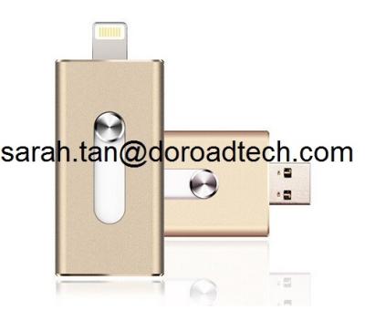 China Lighting Connector High Quality OTG USB Flash Drive for iPhone iPad iPod Andriod Phone PC for sale