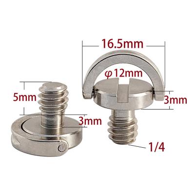 China Pan Factory direct sales quick-releasing stainless steel camera screws for sale