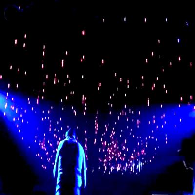 China PC DMX 3D LED RGB Meteor Tube Light 3D Magic Vertical Tube For Night Club Disco Ceiling Tube Light for sale