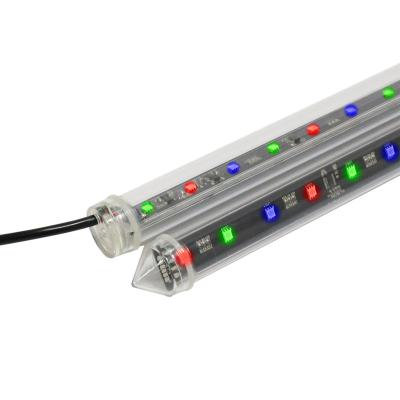 China Residential led light tube rgb vertical dmx led meteor pixel flexible tube for sale