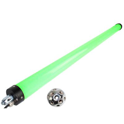 China Theme park full color digital dmx rgb 12W accessible led tube for indoor outdoor lighting for sale