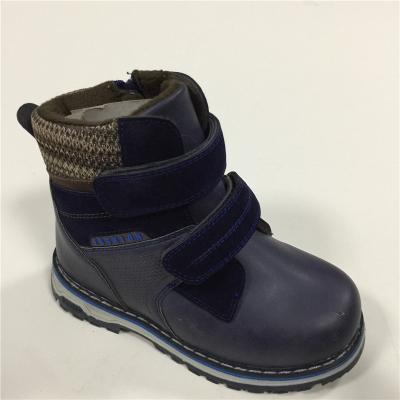 China Wholesale Flat Kids Cowboy Brown Ankle Boots Boy Toddler Winter Outdoor Snow Boots For Sale for sale