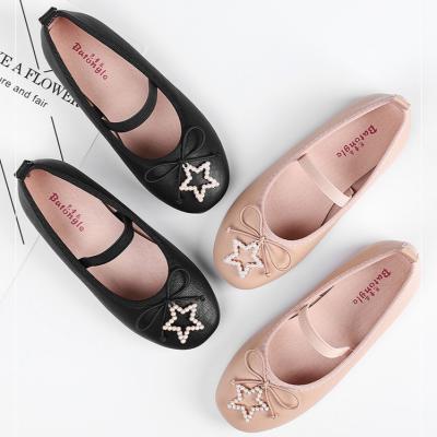 China 2021 Fashion Trend Discount Sale Girls Princess Shoes Bowknot Shiny Girls Sandals for sale