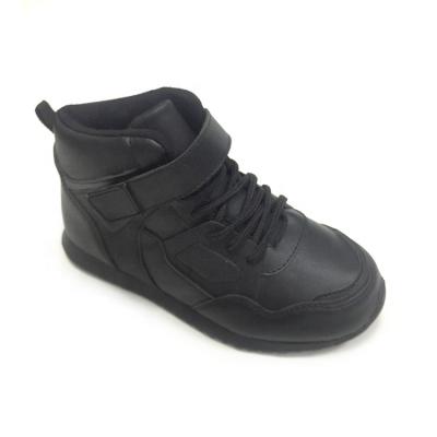 China Outdoor Cheap Boys Lace Up Flat Kids Fur Sports Shoes Kids Winter Warm Shoes for sale