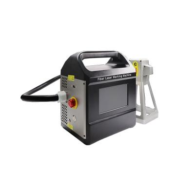 China Competitive Capacity Air-cooled Handheld Fiber Laser Marking Machine 20w 30w Operate Process Easily Portable In Industrial Engraving Style for sale