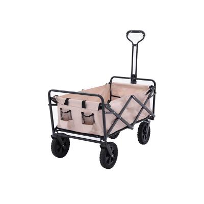 China Durable Portable Outdoor Camping Camp Factory Drag Folding Portable Picnic Cart for sale