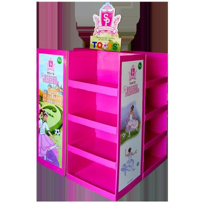 China Supermarket Cardboard Pallet Paper Displays For Toys And Daily Use for sale