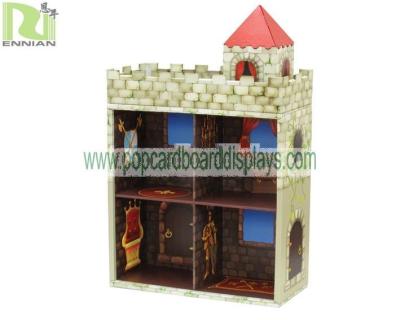 China Safety And Environmental Corrugated Cardboard Furniture Dollhouse For Kids for sale