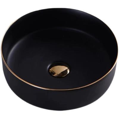 China Modern Hot Selling Ceramic Round Bathroom Basin Tables Sink Art Basin for sale