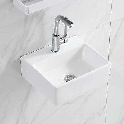 China High Grade Modern Wash Basin Wall Hung Basin With Hanging Bracket Ceramic Basin Wash Basin Bathroom for sale