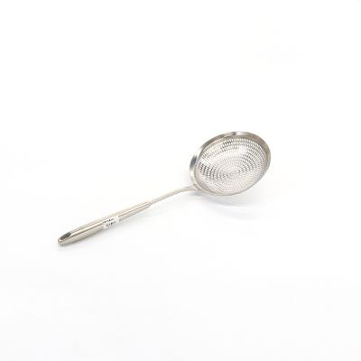 China Sustainable High Quality Kitchenware Stainless Steel Food Strainer With Dense Holes for sale