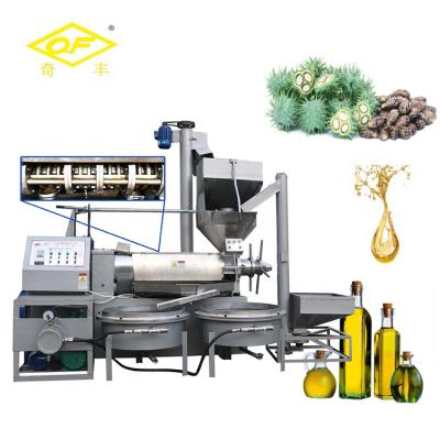 China Eco-friendly 450kg/h large capacity castor oil olive oil press sprial mill machine olive oil extraction machine for sale