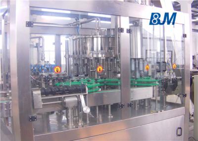 China Big Capacity Glass Bottle Filling Machine , Automatic Rinsing Filling And Capping Machine for sale