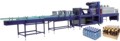 China Horizontal Shrink Wrap Packaging Equipment Production Line For Mineral Water / Fruit Juice for sale