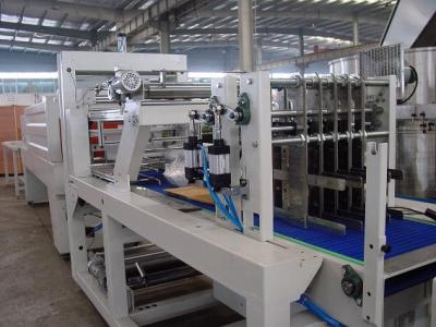 China Pallet PE / PVC / POF Automatic Shrink Wrapping Machine For Soft Drink / Liquor for sale