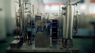 China Automatic Fruit Juice Production Line Beverage Mixing Machine For Soft Drink for sale