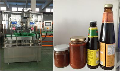 China High Viscosity Plastic / Glass Bottle Automatic Liquid Filling Machine 220V / 380V for sale