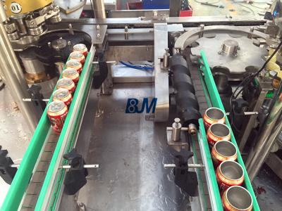 China Electric Driven 2 In 1 Monoblock Aluminum / Tin Can Filling Line With 12 Filling Heads for sale