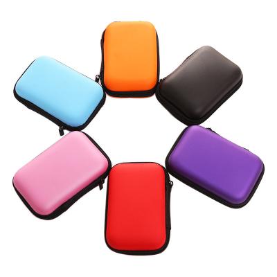 China For 2021 New Portable Earphone EVA Reusable USB Cable Zipper Storage Bag Travel Earphone Storage Case for sale