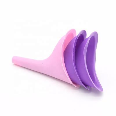 China Modern Outdoor Portable Female Urinal Travel Urinal Women Silicone Soft Silicone Urination Device Stand Up And Pee for sale