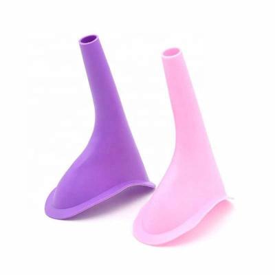 China New Design Women Urinal Travel Modern Outdoor Portable Female Urinal Silicone Soft Silicone Urination Device Stand Up And Pee for sale