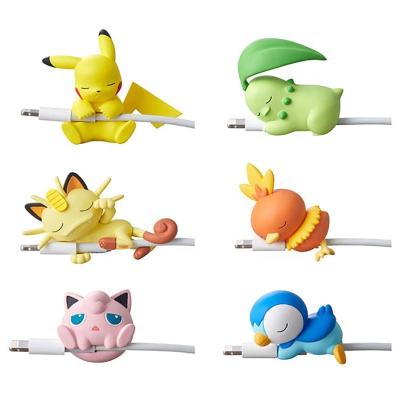 China For Earphone Pikachu Bite Cable Protector Cartoon Package Hot Selling USB Cable Sleep Protector for sale