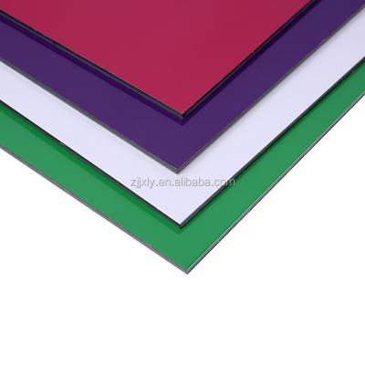 China PVDF Construction Wall Cladding Sheets Contemporary Cladding Decorative Aluminum Composite Panel for sale