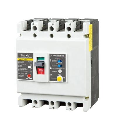 China YUYE factory price YEM1L-100L/4300 4P 3 phase 16A-630A mccb switch circuit breaker YEM1L-100L/4300 for sale