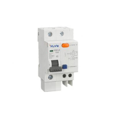 China With OEM/ODM YUYE YEB1L-63/1PC 3~63A 1P/2P/3P/4P MCB Electronic Type Residual Current Electric Circuit Breakers Mini Circuit Breaker Protection Panel for sale