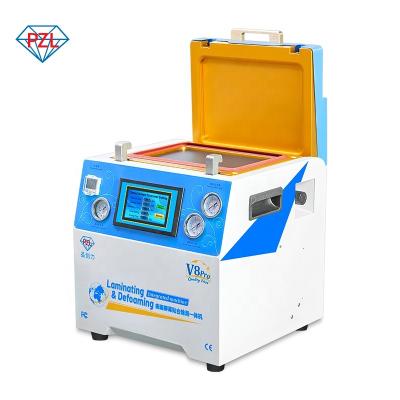 China Laminating Skimming Processing All One Machine Compressor Vacuum Pump Skimming Debubbler / Processing Machine / 5 in 1 Oca LCD Screen Laminating Machine for sale