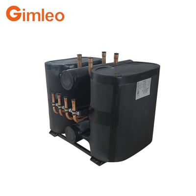 China 25Hp Stainless Steel Shell / Copper Tube Heat Exchanger Condenser RBH06-CMx4 for sale