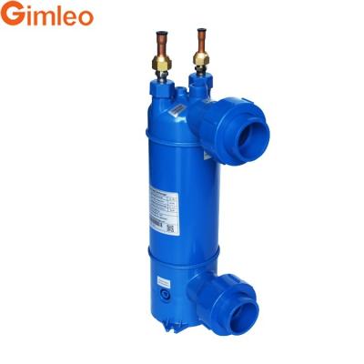 China Gimleo Titanium Swimming Pool Heat Exchanger Condenser Refrigerant Outlet 9.52mm 3.9Kg for sale