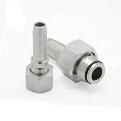 China Metal Connector Manufacturer Hydraulic Hose Fitting Adapter Connectors Terminal Ferrule 00400 For 4SP 4Shipping And Handling Hose for sale