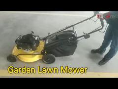 Hand Push Garden Lawn Mower Steel Deck 20 Inch Width 196cc