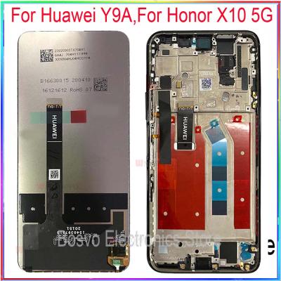 China Mobile Phone LCD For Huawei Y9A Screen Display With Touch Digitizer Set For Honor x10 5G Fullscreen for sale