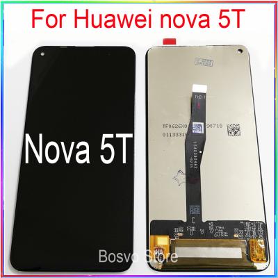 China mobile phone lcd for huawei nova 5T screen display with full screen touch digitizer assembly for sale