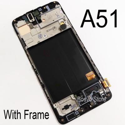 China For Samsung A51screen Display With Touch Digitizer Assembly With Frame A51 A515 A515F SM-A515F Full Screen for sale