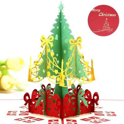 China Europe 2019 Latest Arrivals Custom Design Pop 3d Merry Christmas Greeting Cards for sale