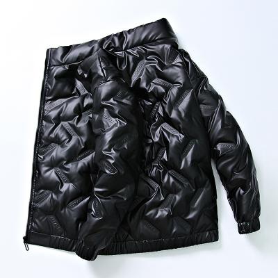 China Wholesale Men's Unisex Duck Down Stripper Jackets Black Breathable Embossed Cropped Stripper Jacket Coat for sale