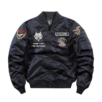 China Bomber jacket 2021 new style men's tanks black Air Force One ma1 military QUICK DRY pilot tactical jackets for sale