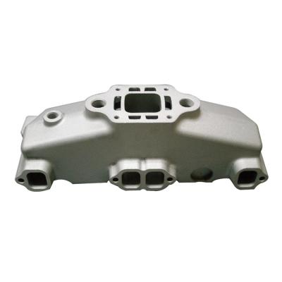 China Yacht / Marine Engine OEM Cast Iron Turbo Engine Water Cooled Exhaust Manifold for sale