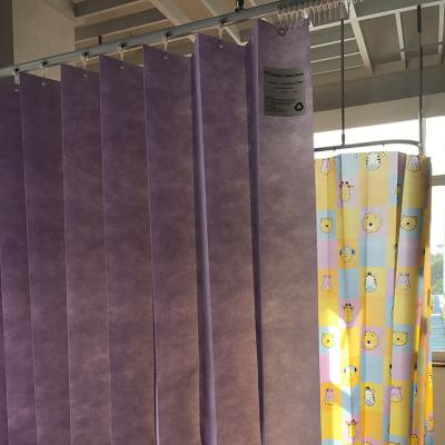 China China Supplier Fire Retardant Custom Decorative Hospital Bed Screen Curtain for sale