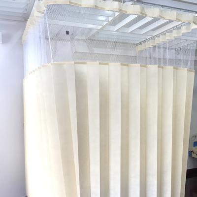 China 100% Fire Retardant High Quality Polypropylene Finished Hospital Cubicle Curtain for sale