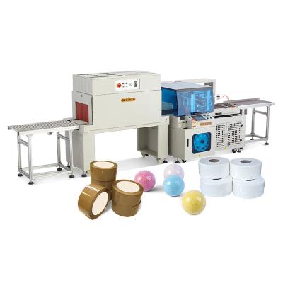 China Automatic food hot exercise book 2 in 1 mini soap film food shrink wrap machine 110V for sale carton box for sale