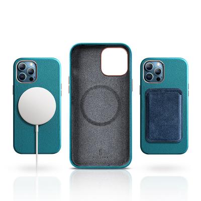 China Protector Cover for Magsafe for Pro Phone Max 12 Case Cowhide Nappa/Mini/Pro/Advanced Custom Phone Case for sale