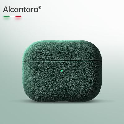 China Simple Easy Soft Suede Leather Earphone Case For Airpods3 2021 Generation For Alcantara Case for sale