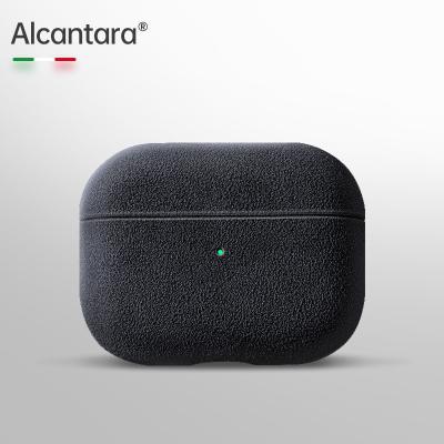 China Simple Easy Soft Suede Leather Earphone Case For Airpods3 For Alcantara Case For Airpods 1/2/pro for sale